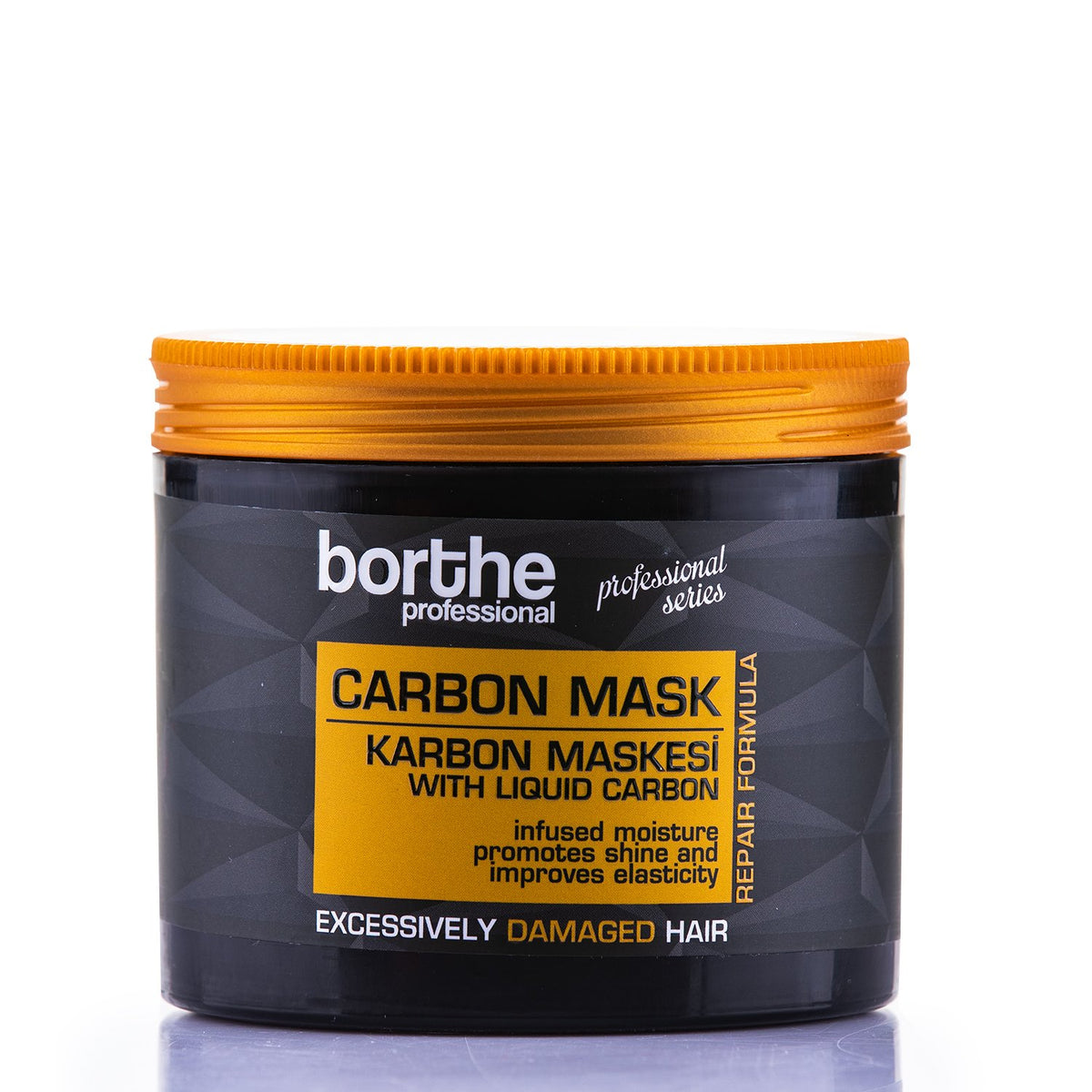 BORTHE Argan (Carbon) Hair Mask Infused with Liquid Argan Oil Damaged Hair 500ml