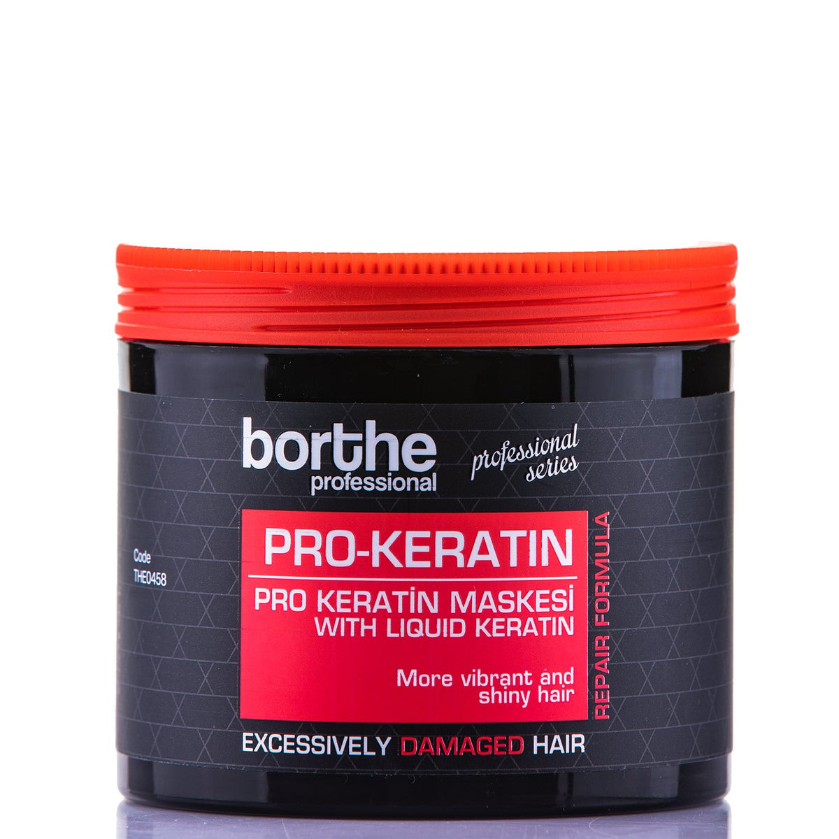 BORTHE Keratin Hair Mask with Keratin and Argan oil for Dry, Damaged and Chemically Treated Hair 500ml