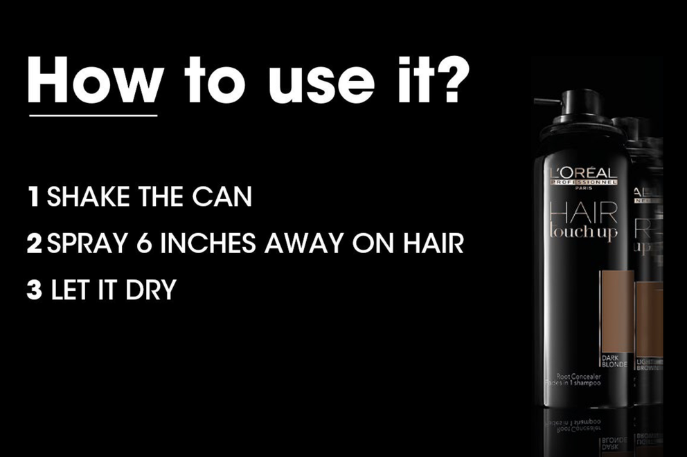 HAIR TOUCH UP BLACK  75ML