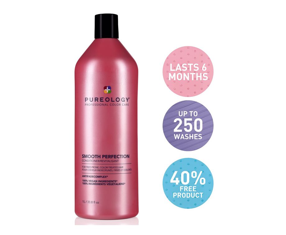 PUREOLOGY SMOOTH PERFECTION CONDITIONER 1000ML - BeautyPom