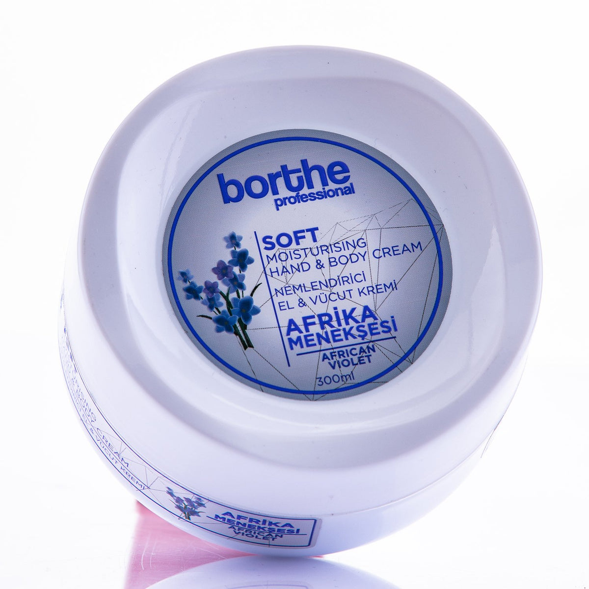 BORTHE Hand &amp; Body Cream African Violet  Ultra Hydrating Formula, For Normal To Dry Hands, Fast Absorbing &amp; Non Greasy 300ml