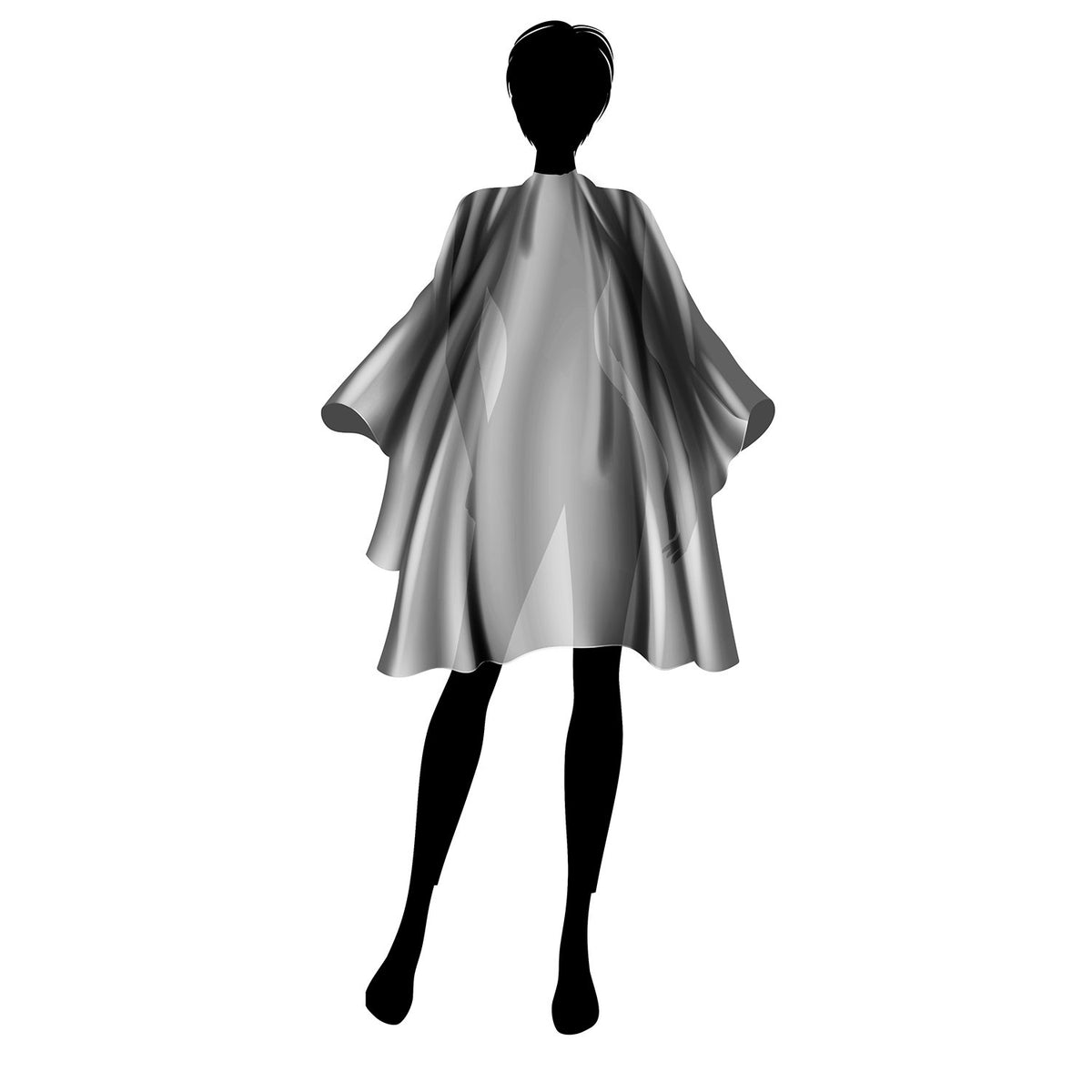 Silver MonoDry Disposable Gown / Large Apron / Very Large Cape - 110x140 cm (Pack of 50)