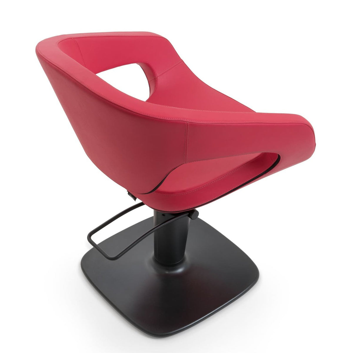 MALETTI Striptease - Swivel Styling Chair, Removable Interchangeable Vinyl Upholstery