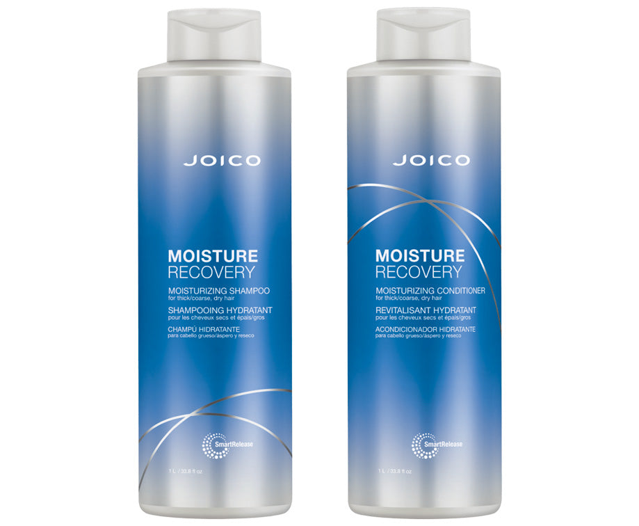 JOICO Moisture Recovery Shampoo 1000ml &amp; Conditioner 1000ml Bundle