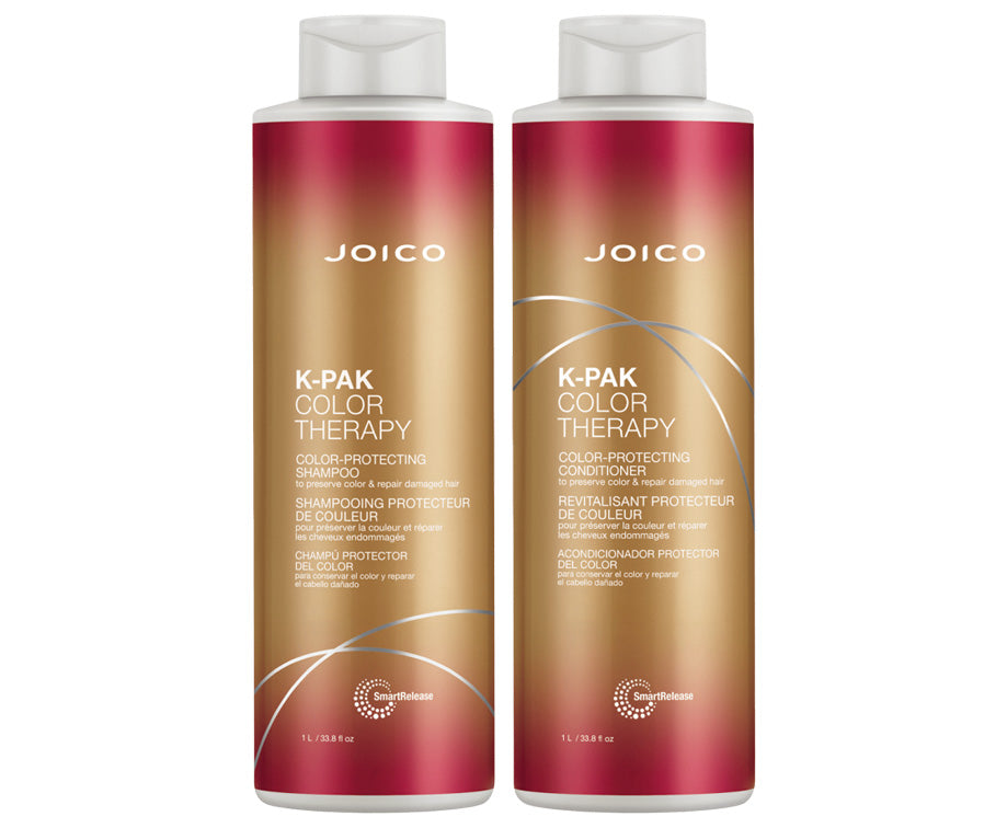 JOICO K-PAK Color Therapy Shampoo &amp; Conditioner 1000ml Bundle